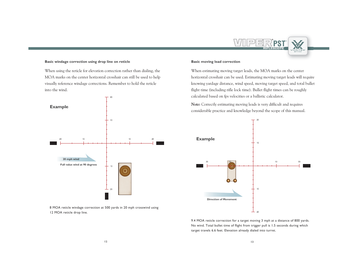 Vortex Optics VIPER PST 4-16X50 RIFLESCOPE User Manual | Page 7 / 9