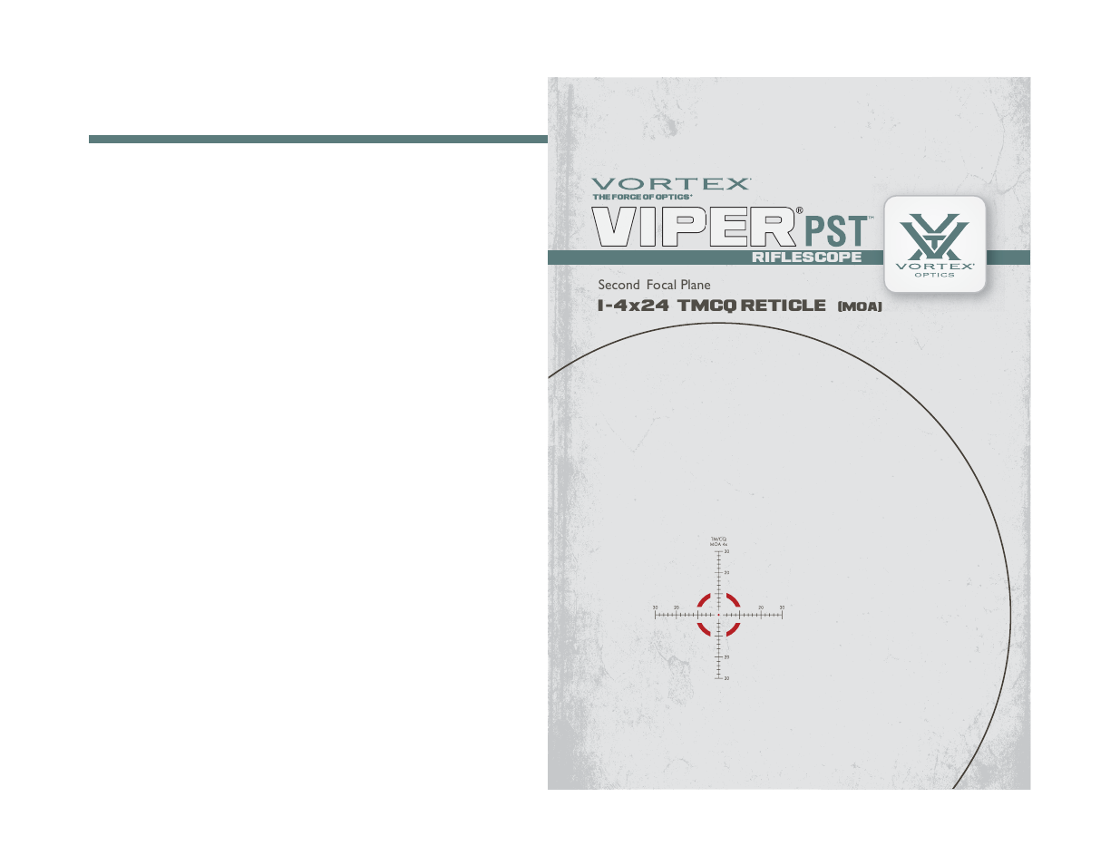 Vortex Optics VIPER PST 1-4X24 RIFLESCOPE User Manual | 9 pages