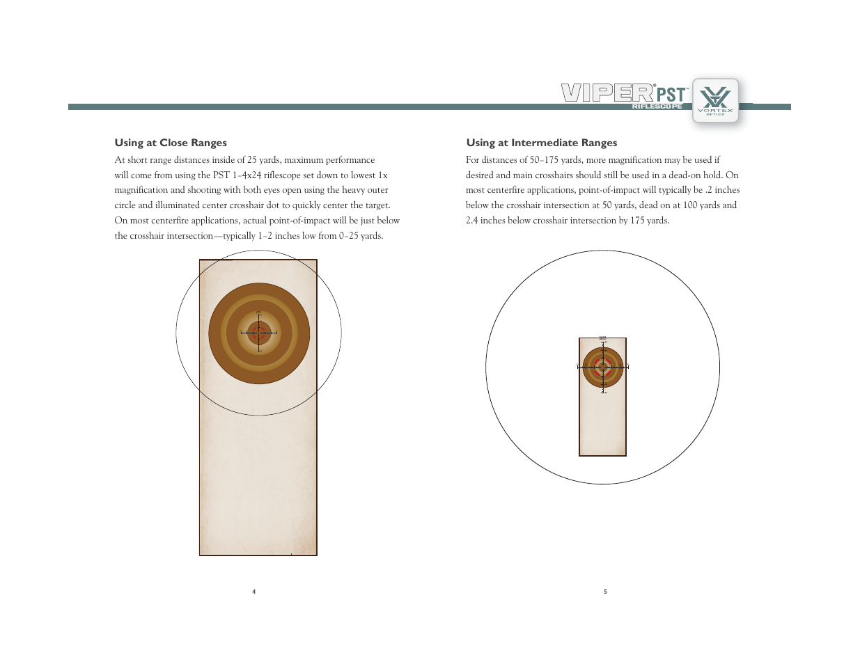 Vortex Optics VIPER PST 1-4X24 RIFLESCOPE User Manual | Page 3 / 9