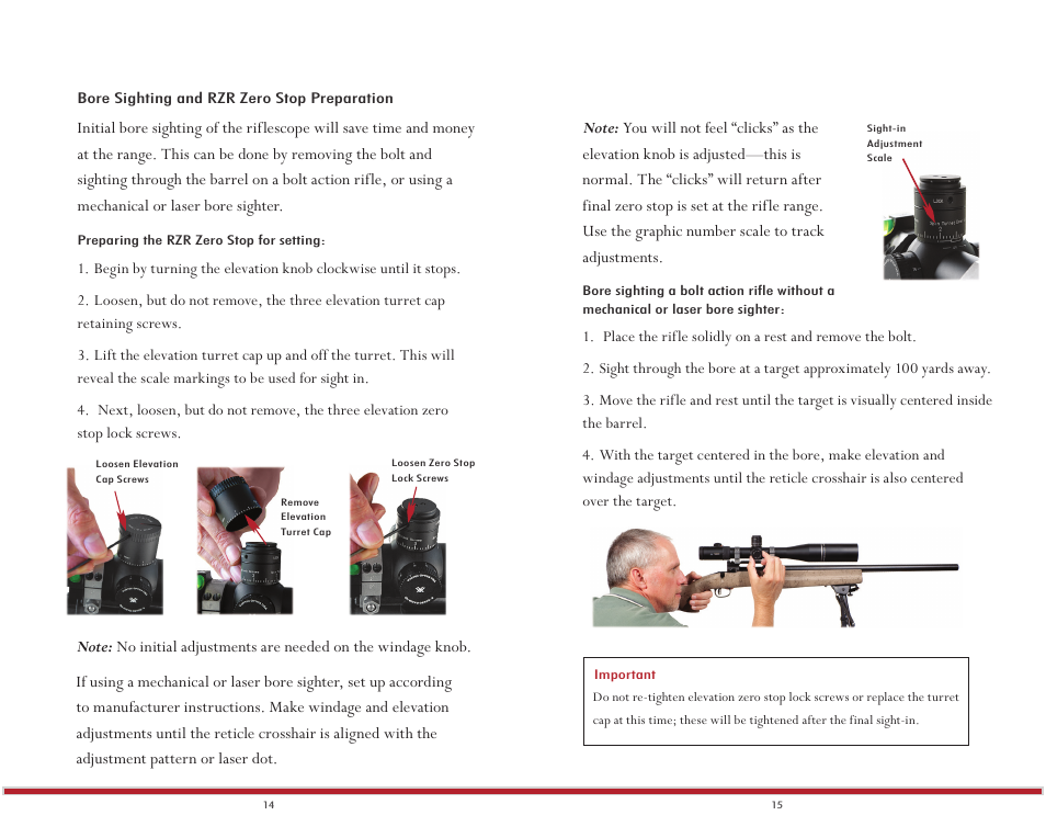 Vortex Optics RAZOR HD 5-20X50 RIFLESCOPE — First Focal Plane User Manual | Page 9 / 13