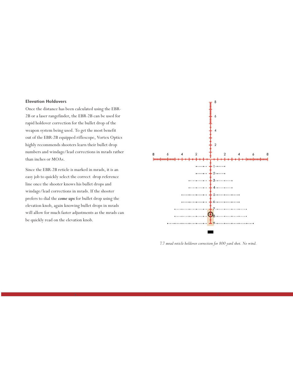 Vortex Optics RAZOR HD 5-20X50 RIFLESCOPE — First Focal Plane User Manual | Page 4 / 8
