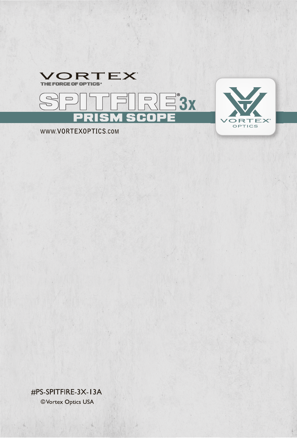 Vortex Optics SPITFIRE 3X PRISM SCOPE User Manual | Page 9 / 9