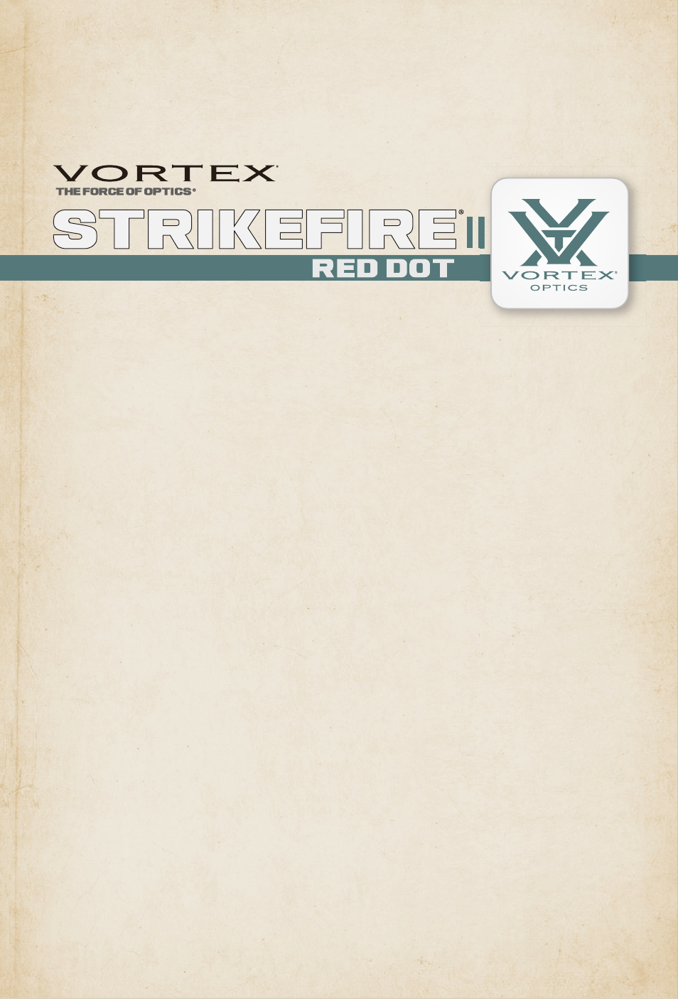 Vortex Optics STRIKEFIRE II RED DOT User Manual | 8 pages