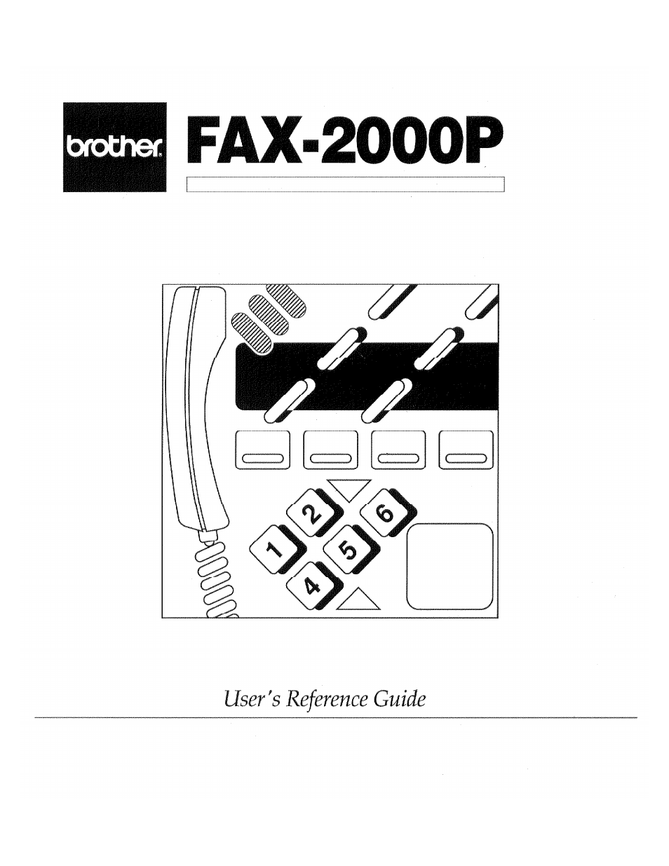 Brother FAX-2000P User Manual | 162 pages