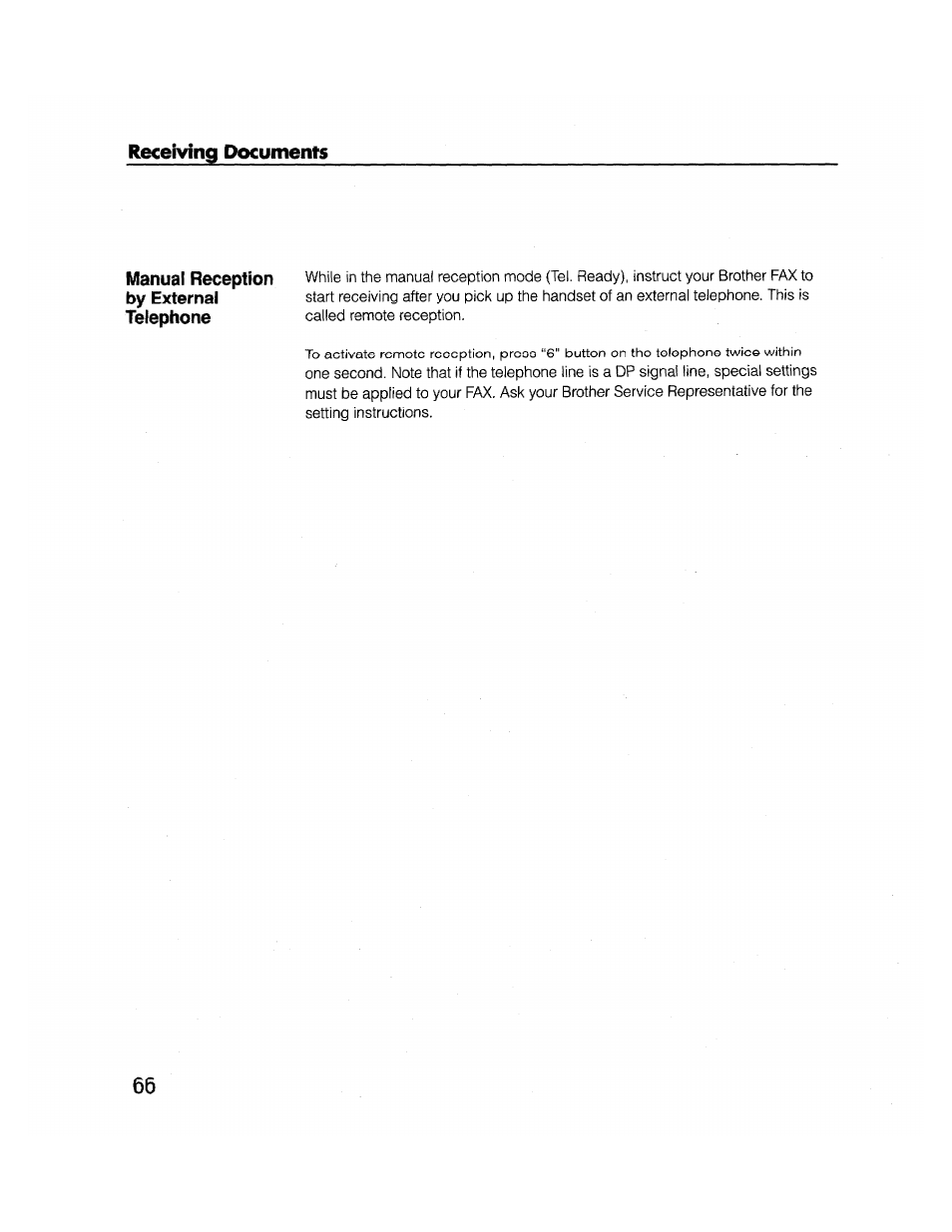Brother FAX-2000P User Manual | Page 78 / 162