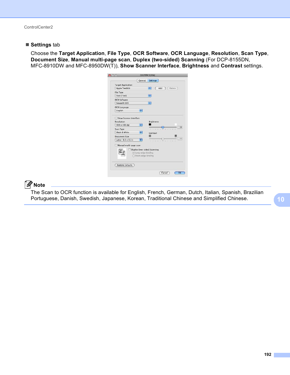 Brother DCP-8155DN User Manual | Page 200 / 271