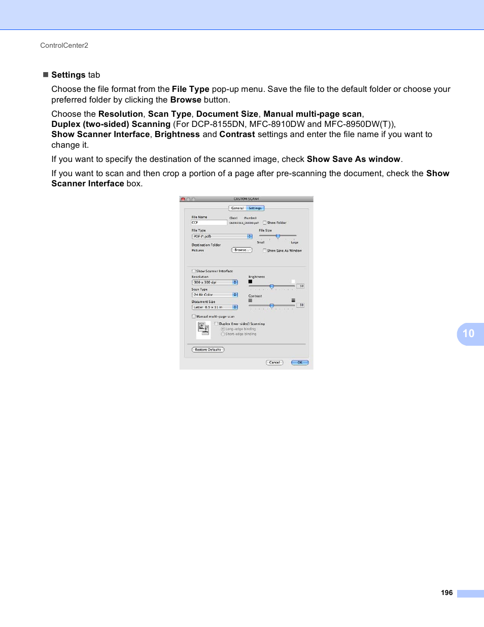 Brother DCP-8155DN User Manual | Page 204 / 271