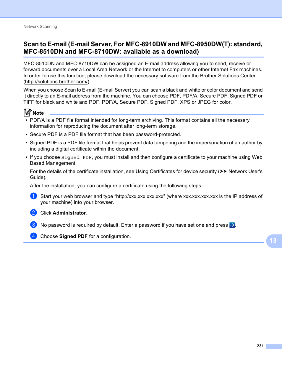 Brother DCP-8155DN User Manual | Page 239 / 271