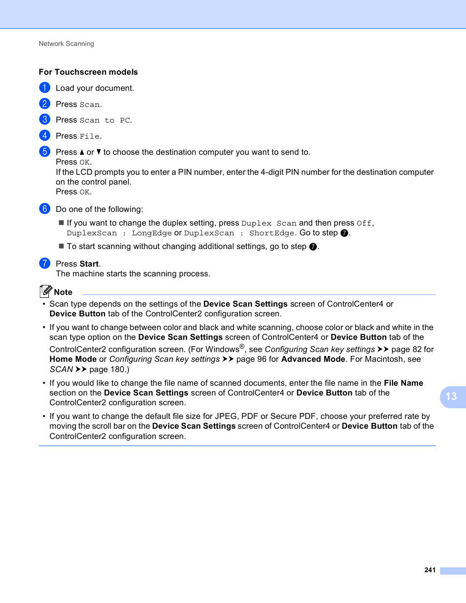 Brother DCP-8155DN User Manual | Page 249 / 271