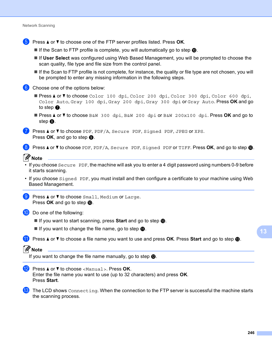 Brother DCP-8155DN User Manual | Page 254 / 271