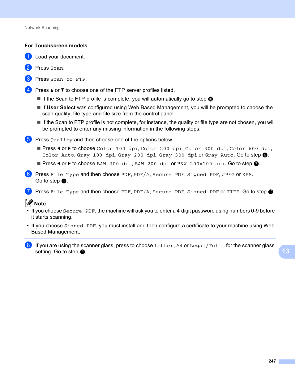 Brother DCP-8155DN User Manual | Page 255 / 271