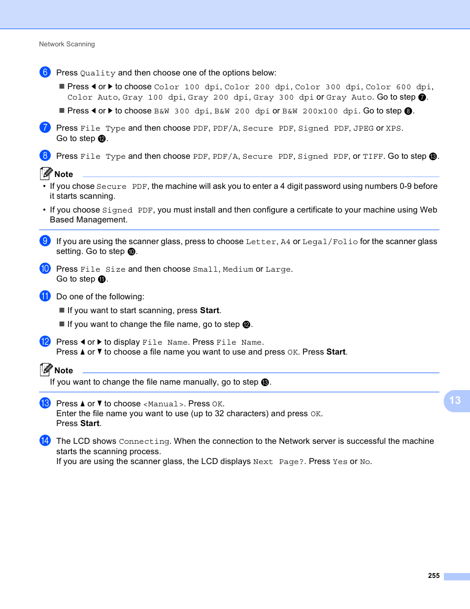 Brother DCP-8155DN User Manual | Page 263 / 271
