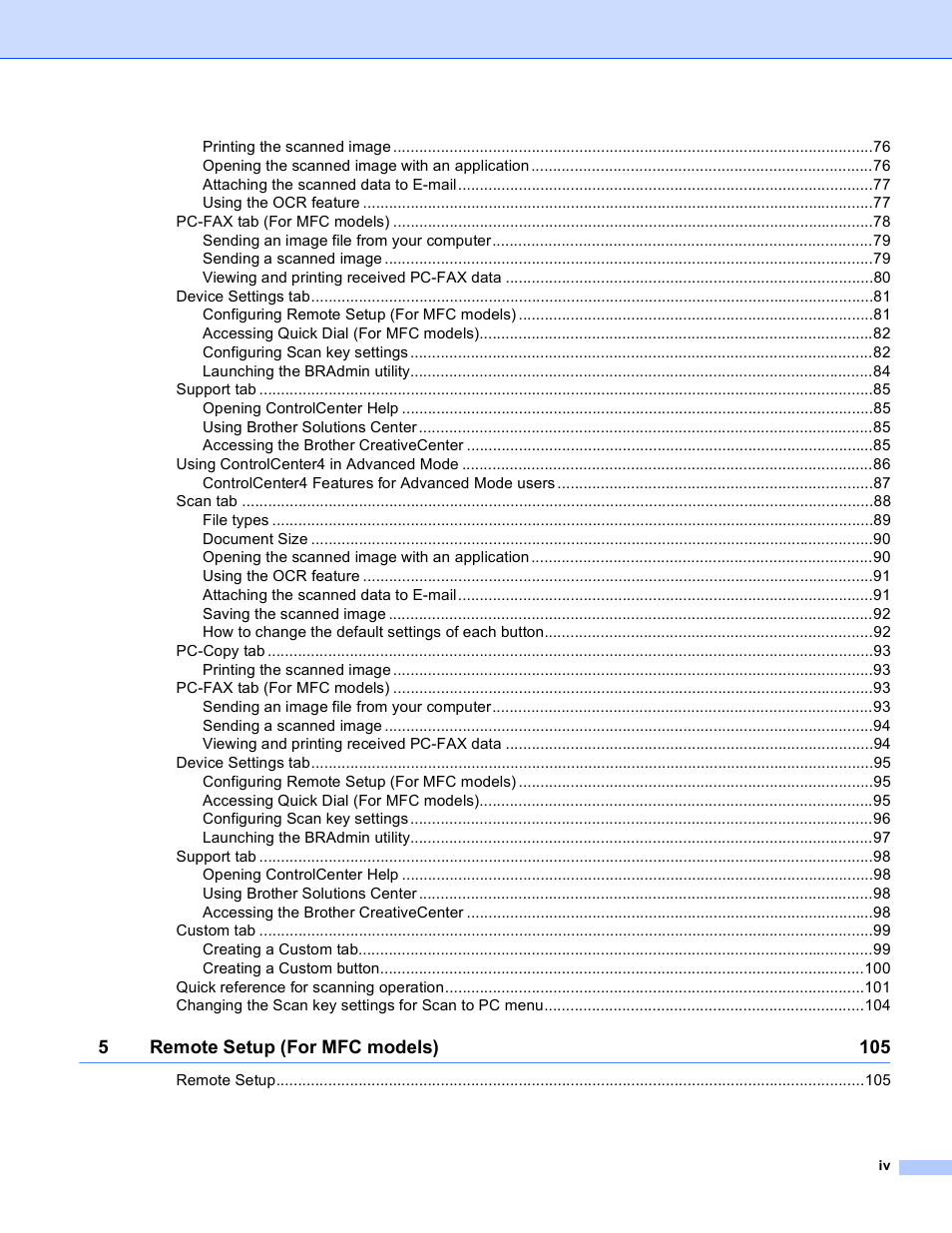 Brother DCP-8155DN User Manual | Page 5 / 271