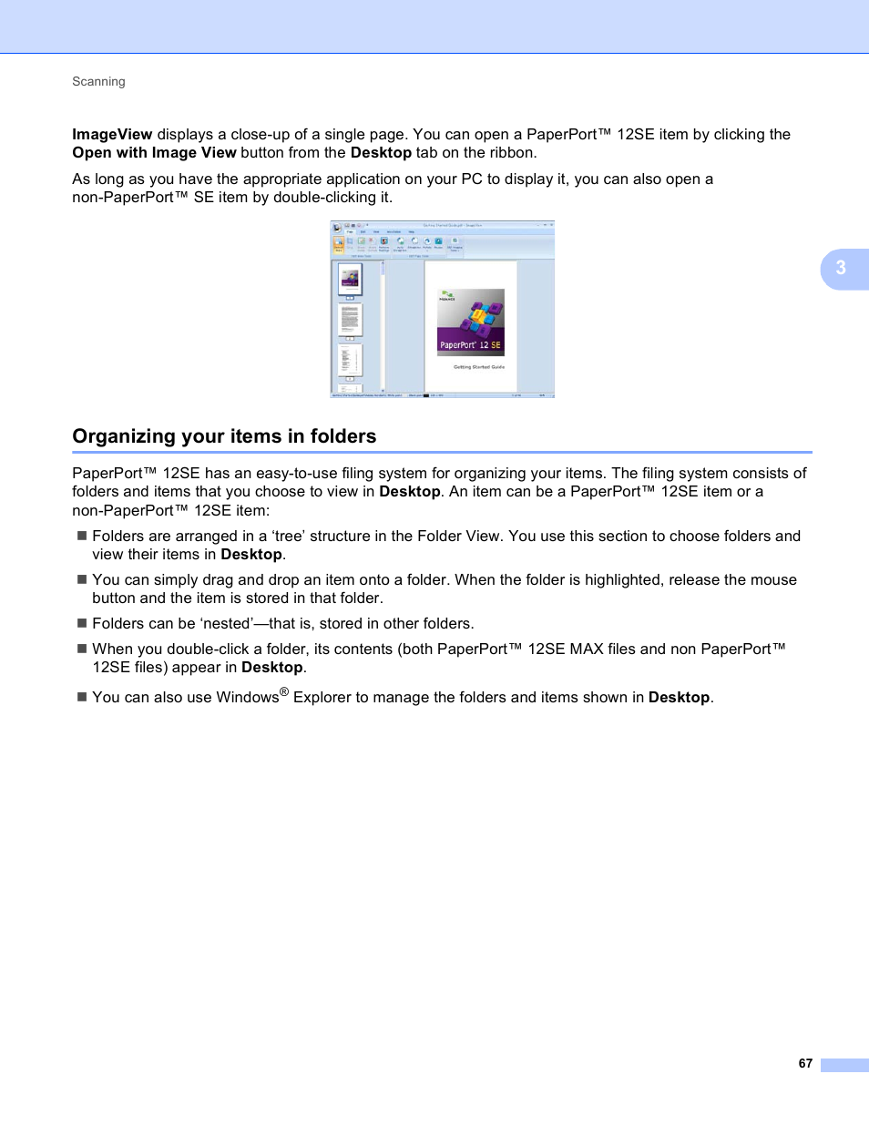 Organizing your items in folders | Brother DCP-8155DN User Manual | Page 75 / 271
