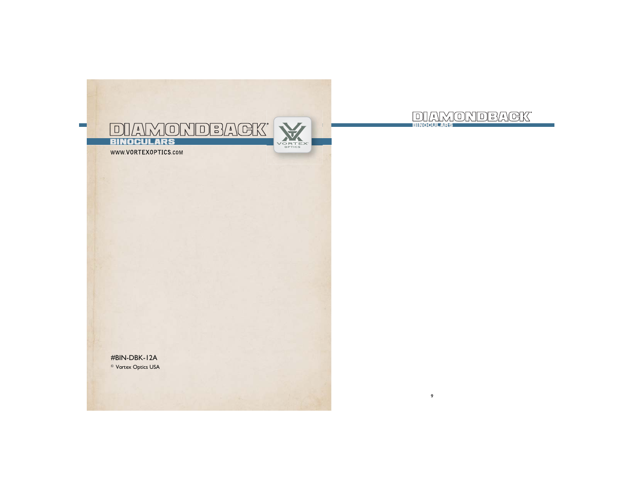 Vortex Optics DIAMONDBACK 7X36 BINOCULAR User Manual | Page 5 / 5