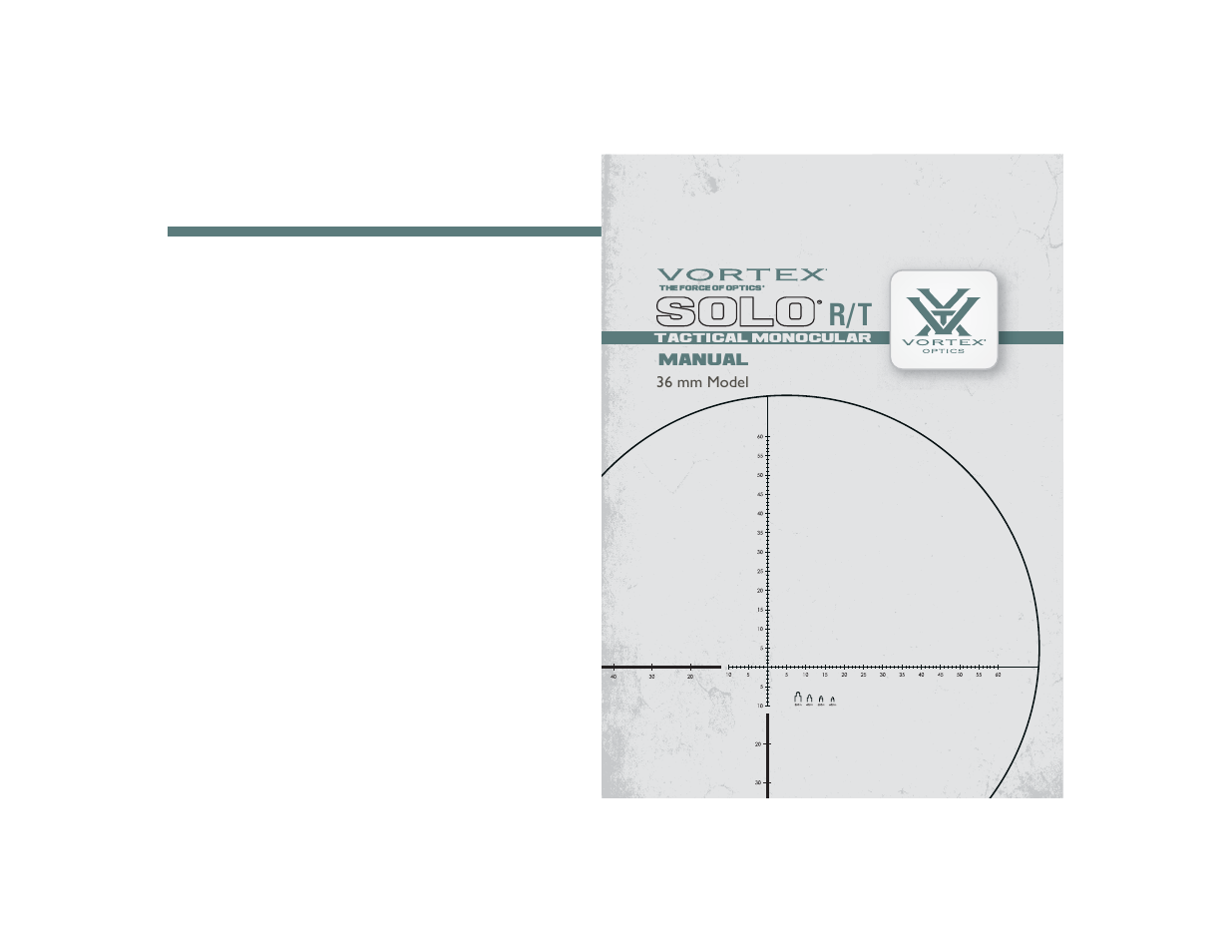 Vortex Optics SOLO TACTICAL R/T 8X36 MONOCULAR WITH RETICLE FOCUS User Manual | 8 pages