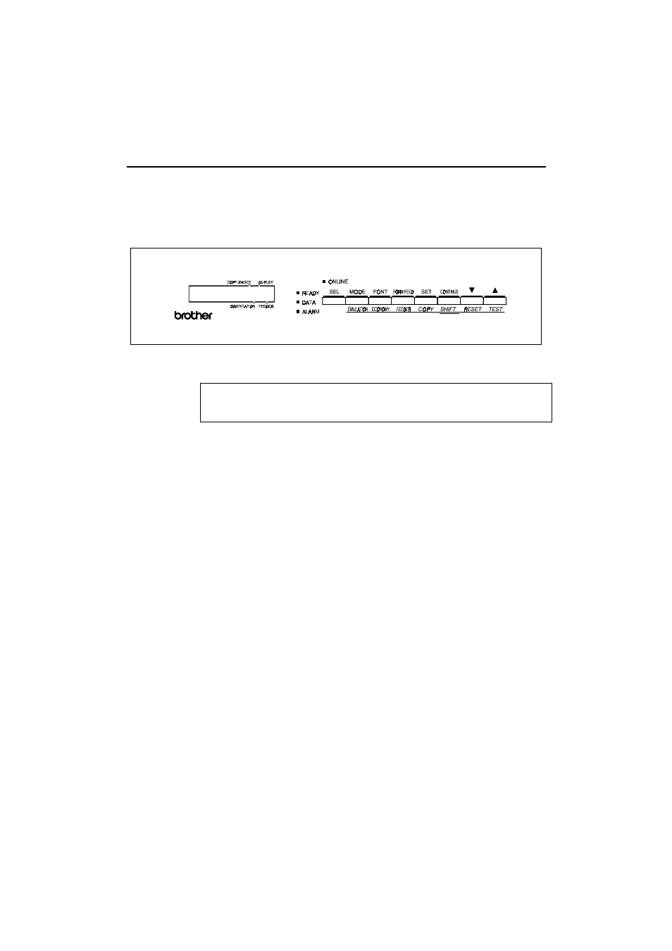Switches in shift mode -64, Shift switch -64, Switches in shift mode” in chapter 4 | Switches in shift mode, Shift switch | Brother HL-1260E User Manual | Page 131 / 271