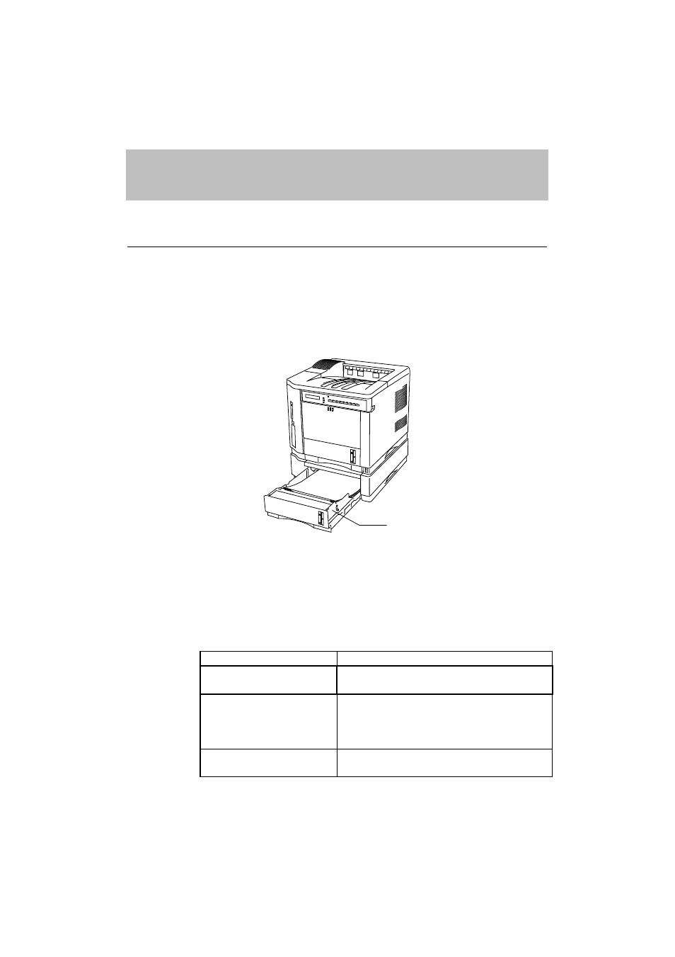 Chapter 5, Lower tray unit (lt-1200/lt-1600) -1, Loading paper from the lower paper cassette -1 | Chapter 5 options, Describes the optional accessories for this, Lower tray unit” in chapter 5, Loading paper from the lower paper cassette | Brother HL-1260E User Manual | Page 157 / 271