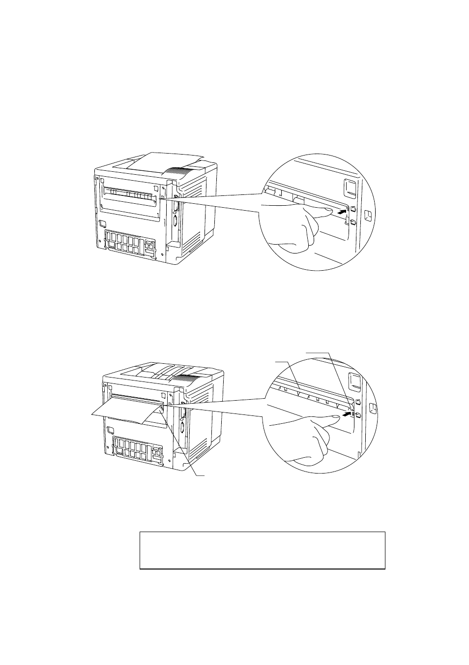 Face down print delivery -17, Face up print delivery -17, Face down print delivery | Face up print delivery | Brother HL-1260E User Manual | Page 67 / 271