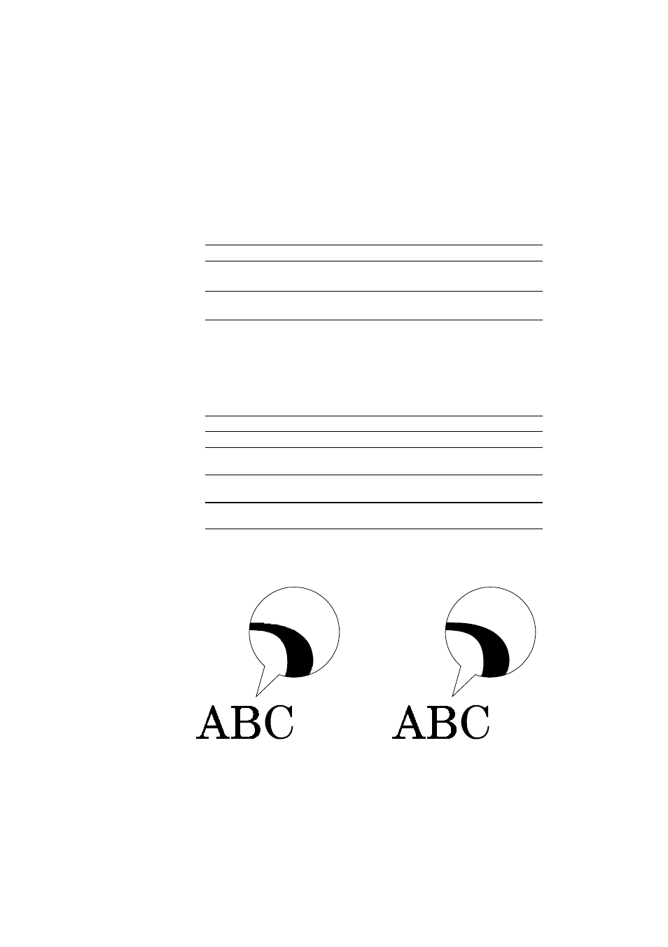 Apt =off, Apt =on, Hrc =off | Hrc =light, Hrc =medium, Hrc =dark | Brother HL-1260E User Manual | Page 97 / 271