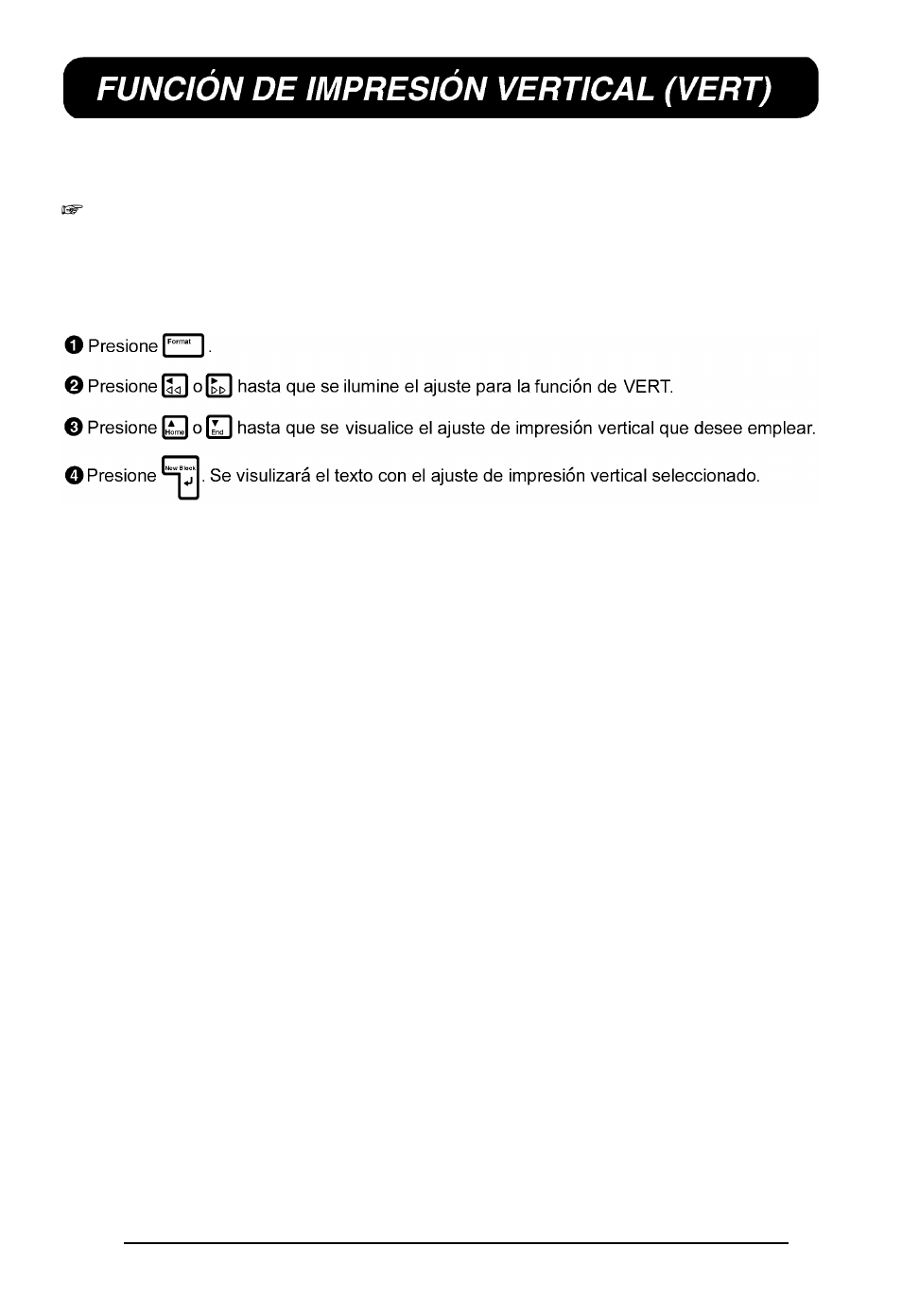 Funcion de impresion vertical | Brother P-TOUCH 530 User Manual | Page 196 / 210