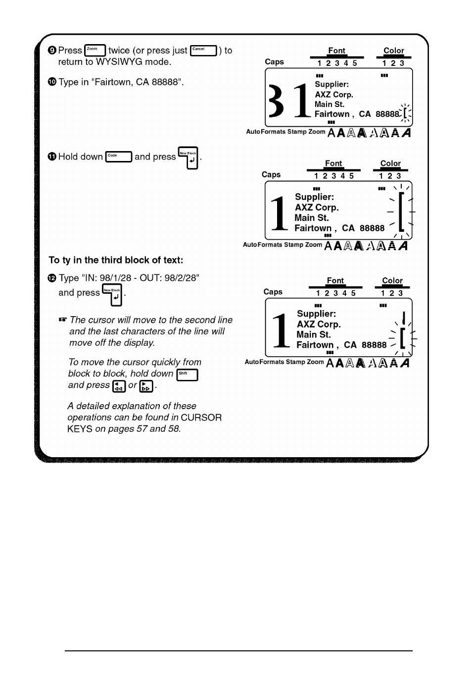 Brother P-TOUCH 530 User Manual | Page 52 / 210