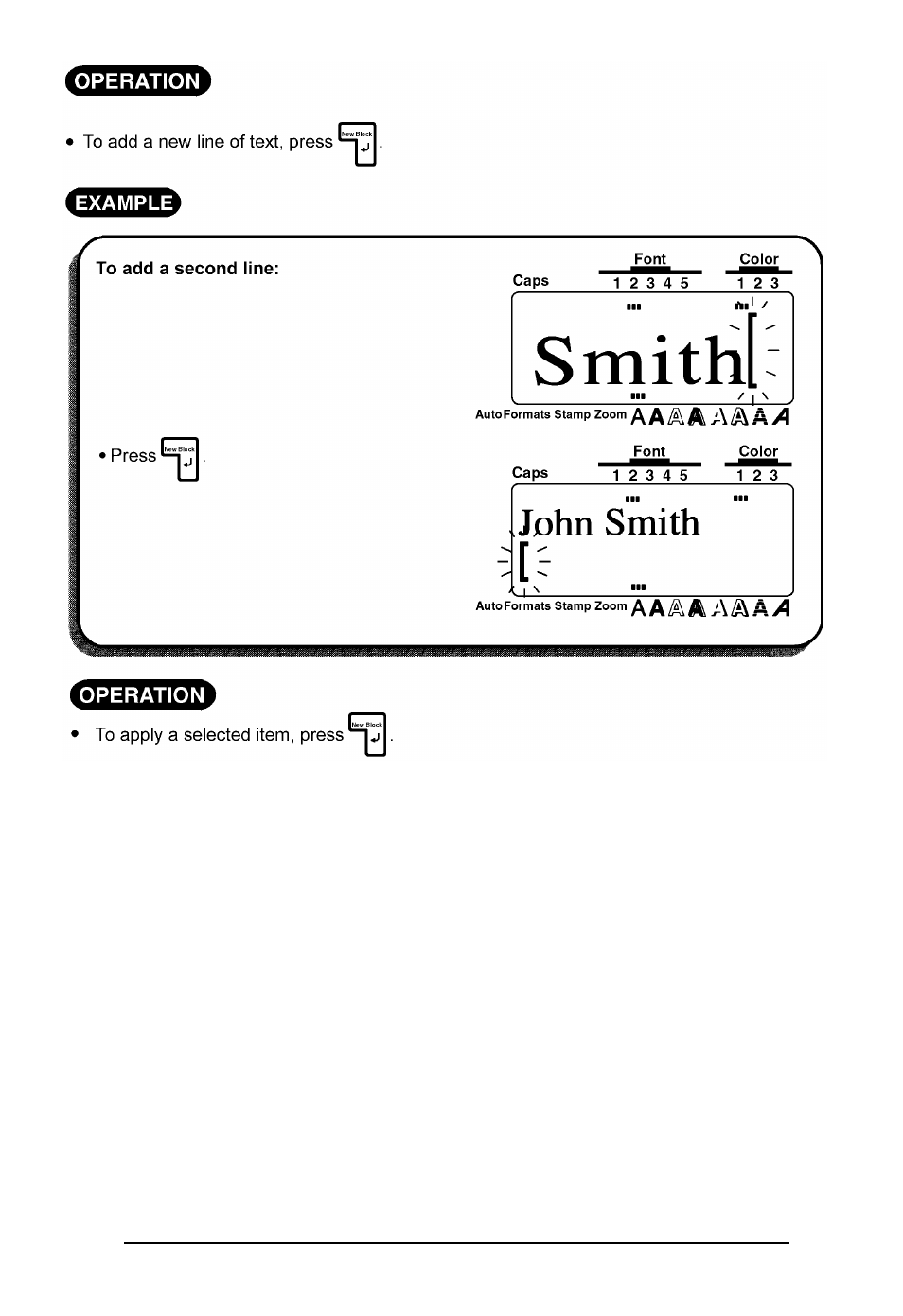 Brother P-TOUCH 530 User Manual | Page 68 / 210