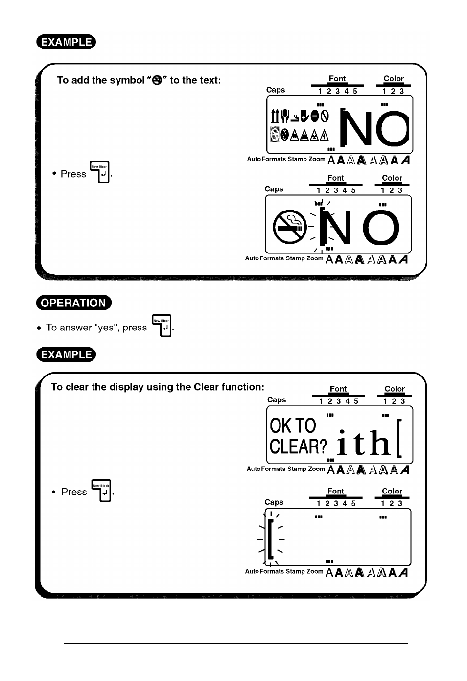 Brother P-TOUCH 530 User Manual | Page 69 / 210