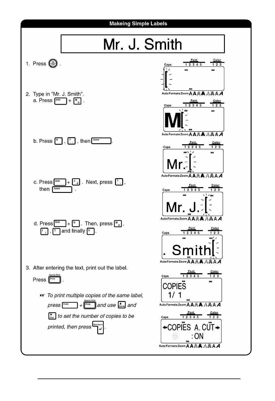 Brother P-TOUCH 530 User Manual | Page 7 / 210