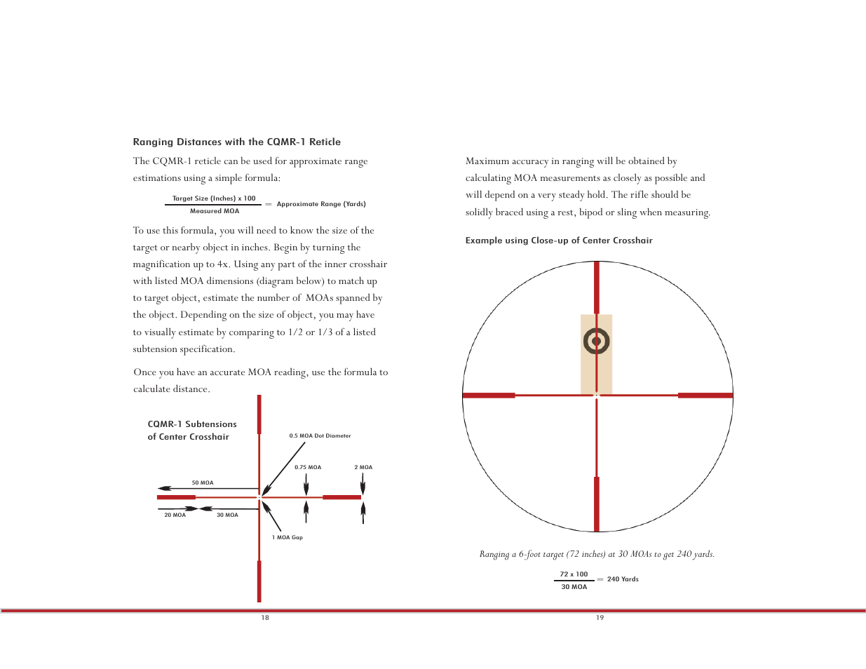 Vortex Optics RAZOR HD 1-4X24 (MOA) - CQMR-1 MOA User Manual | Page 10 / 12