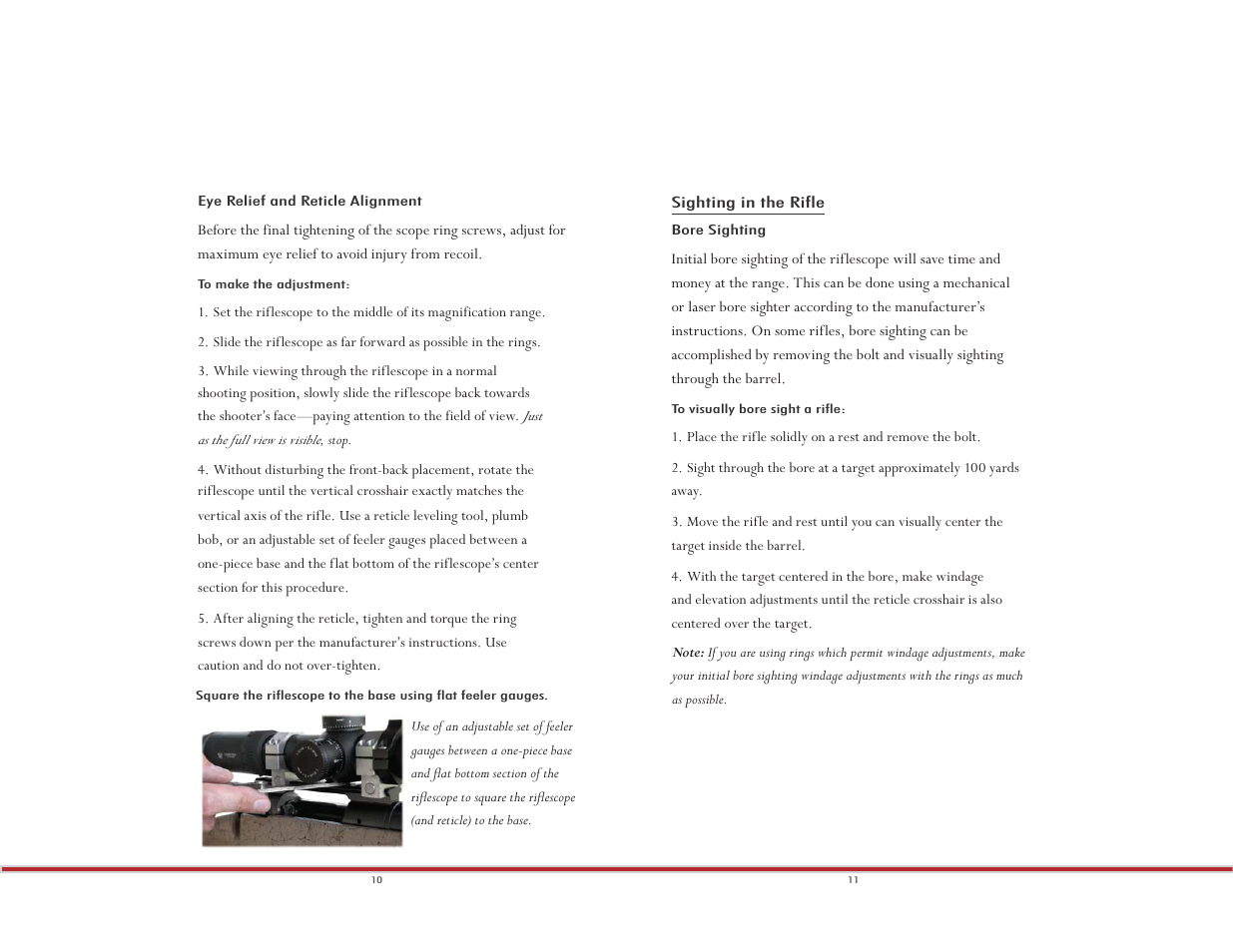 Vortex Optics RAZOR HD 1-4X24 (MOA) - CQMR-1 MOA User Manual | Page 6 / 12