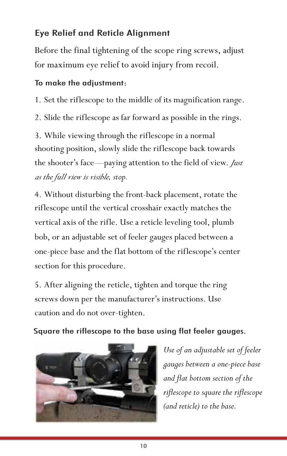 Vortex Optics RAZOR HD 1-4X24 (MOA) - EBR-556 MOA User Manual | Page 12 / 30