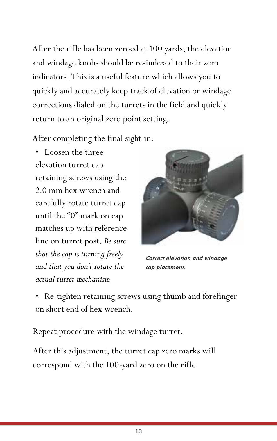 Vortex Optics RAZOR HD 1-4X24 (MOA) - EBR-556 MOA User Manual | Page 15 / 30