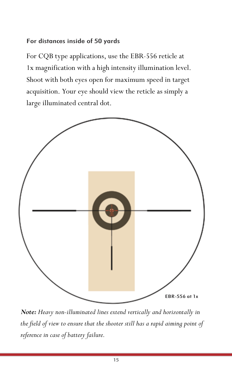 Vortex Optics RAZOR HD 1-4X24 (MOA) - EBR-556 MOA User Manual | Page 17 / 30