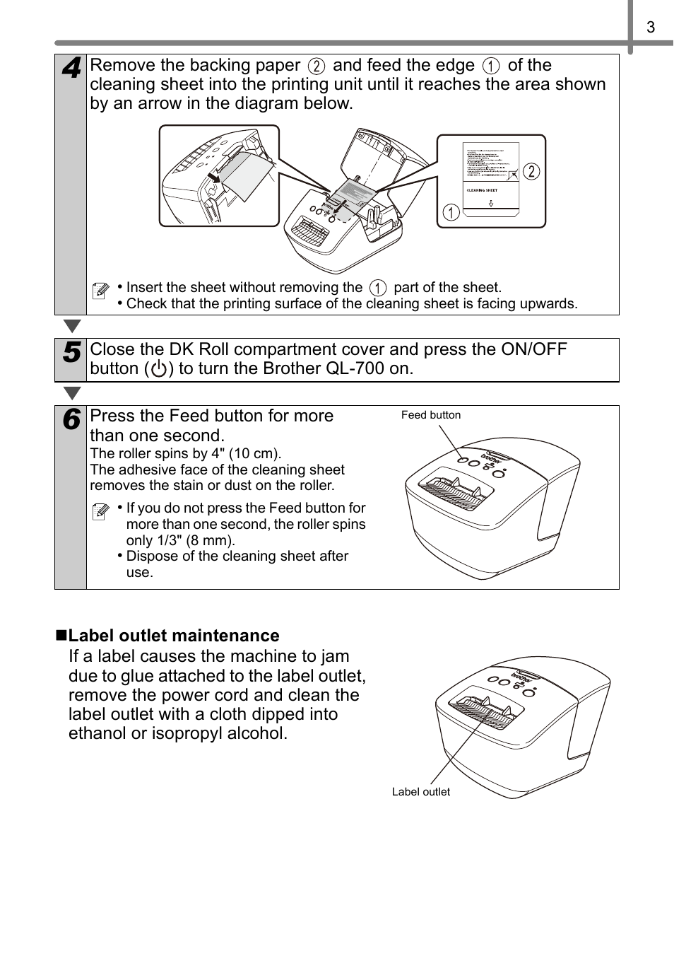 Brother Label Printer QL-700 User Manual | Page 5 / 8