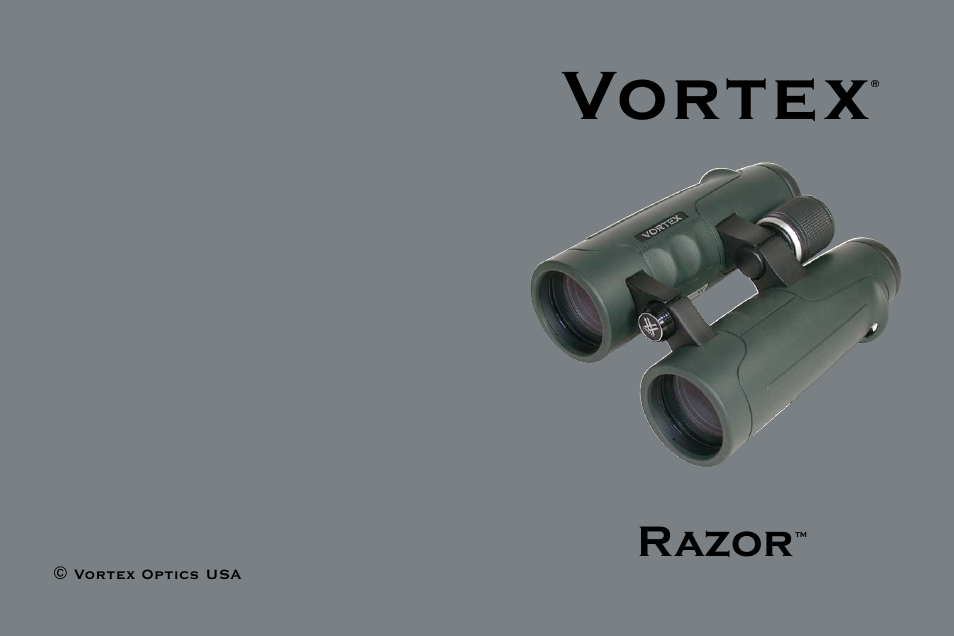 Vortex Optics RAZOR 8X42 BINOCULAR User Manual | 10 pages