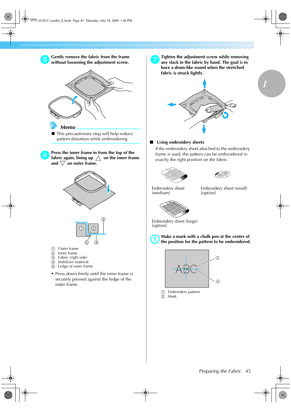 Brother XE5427-001 User Manual | Page 47 / 92