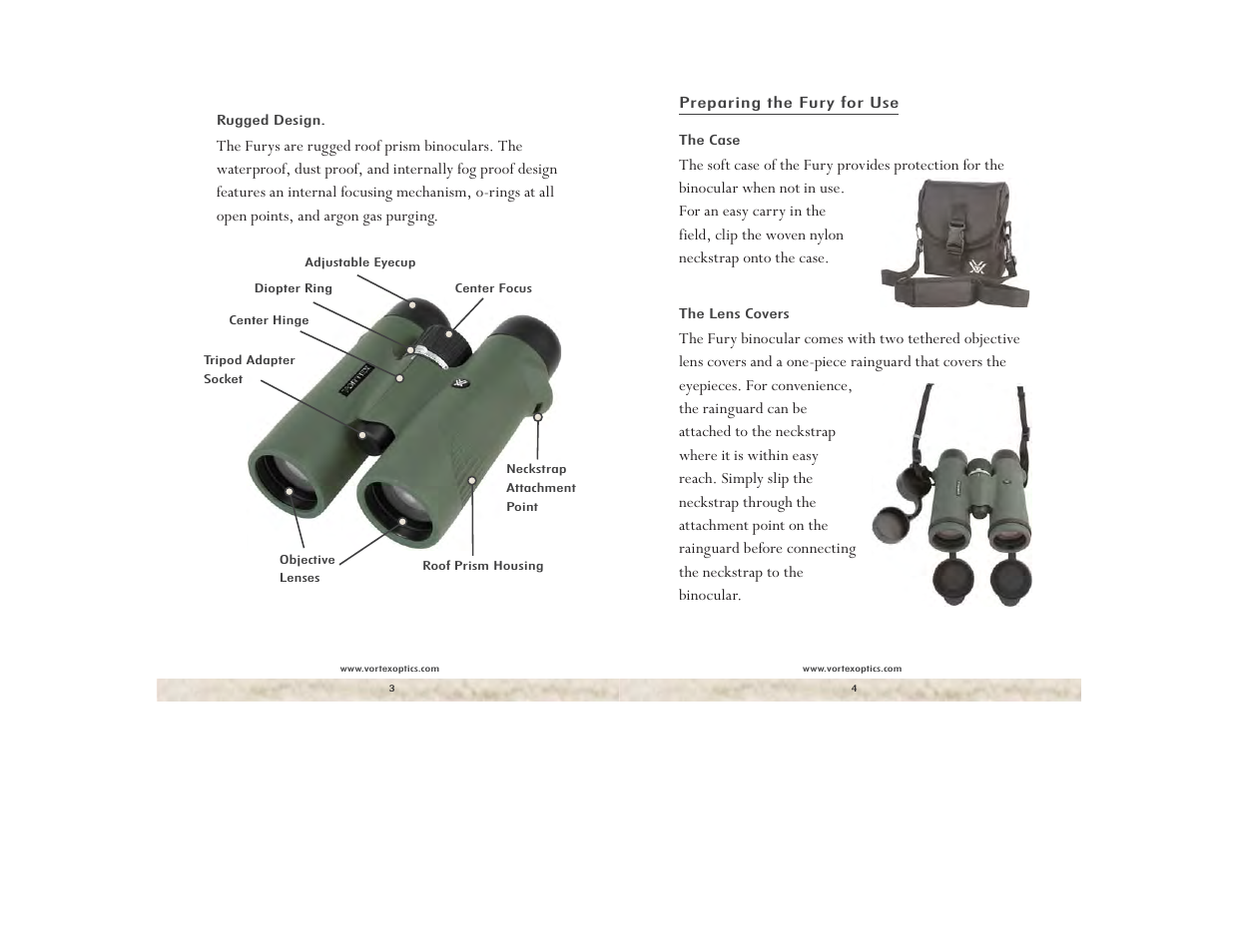 Vortex Optics FURY 6.5X32 BINOCULAR User Manual | Page 2 / 5