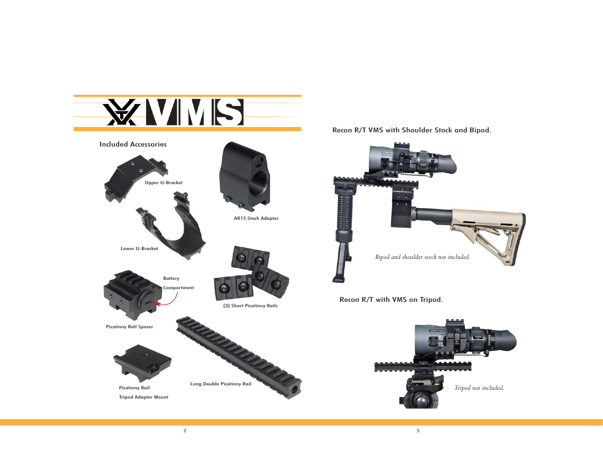 Vortex Optics RECON R/T 15X50 - WITH VMS MONOCULAR User Manual | Page 2 / 7