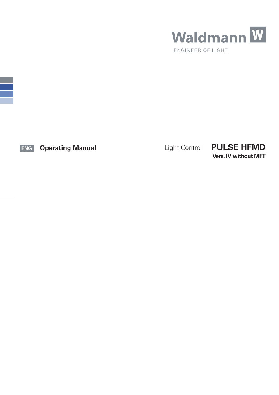 Waldmann PULSE HFMD version VFC IV - without MFT User Manual | 24 pages