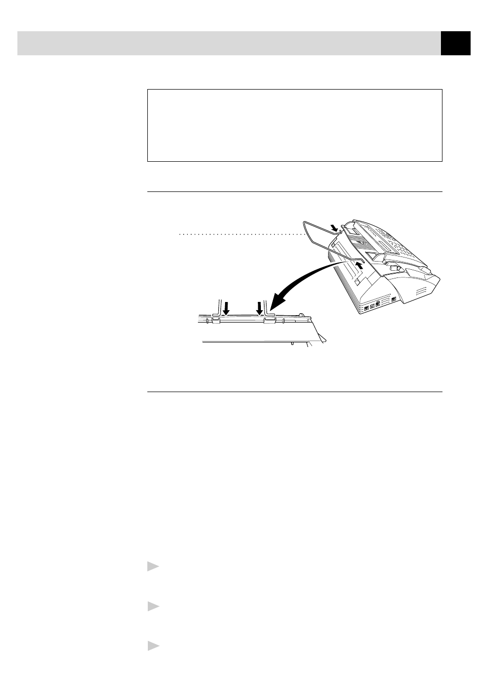 Attach the document support, Multi-line connections (pabxs) | Brother 515 User Manual | Page 25 / 120