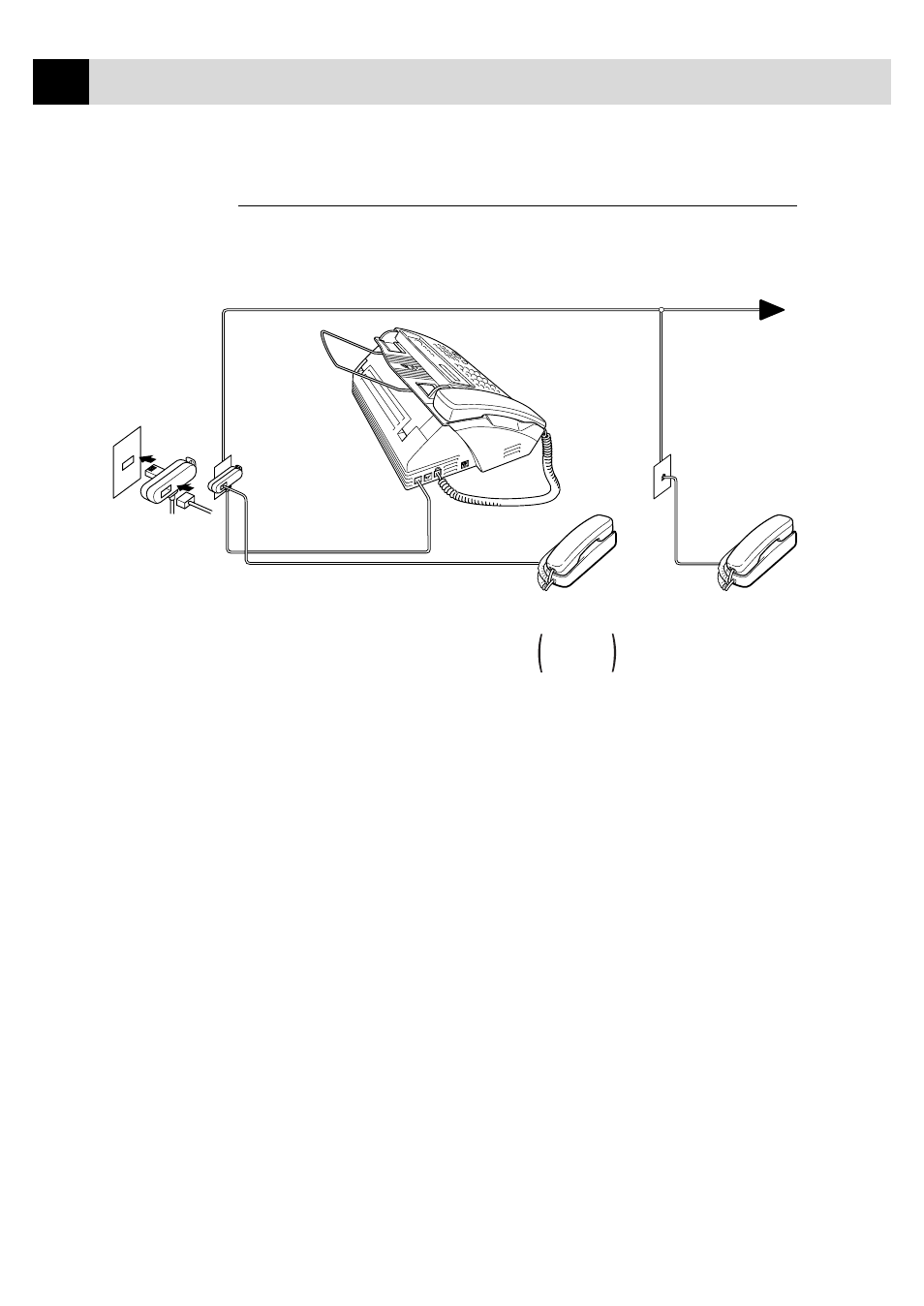 Connecting an external telephone | Brother 515 User Manual | Page 30 / 120