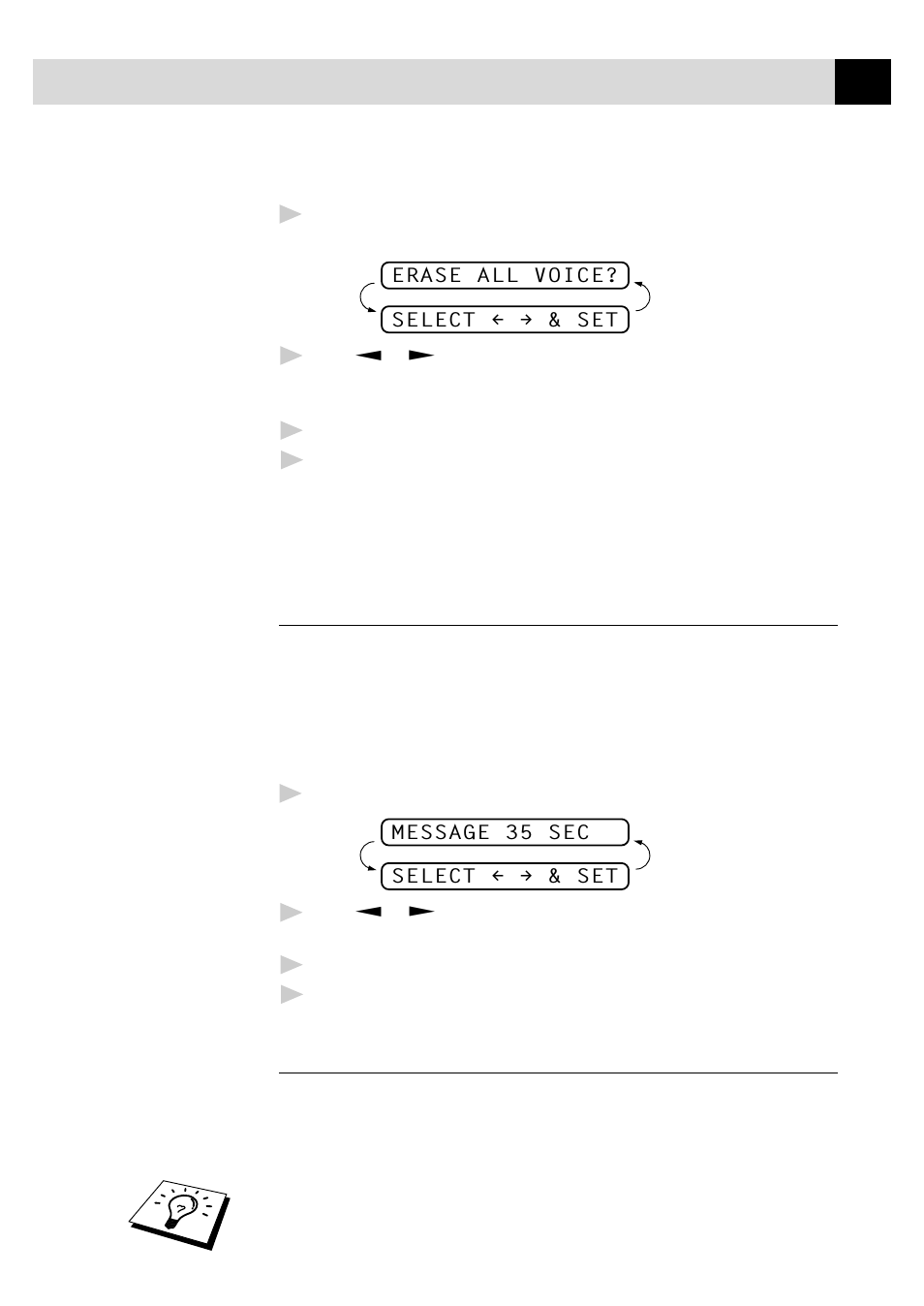 Setting the maximum time for incoming messages, Setting the toll saver | Brother 515 User Manual | Page 89 / 120