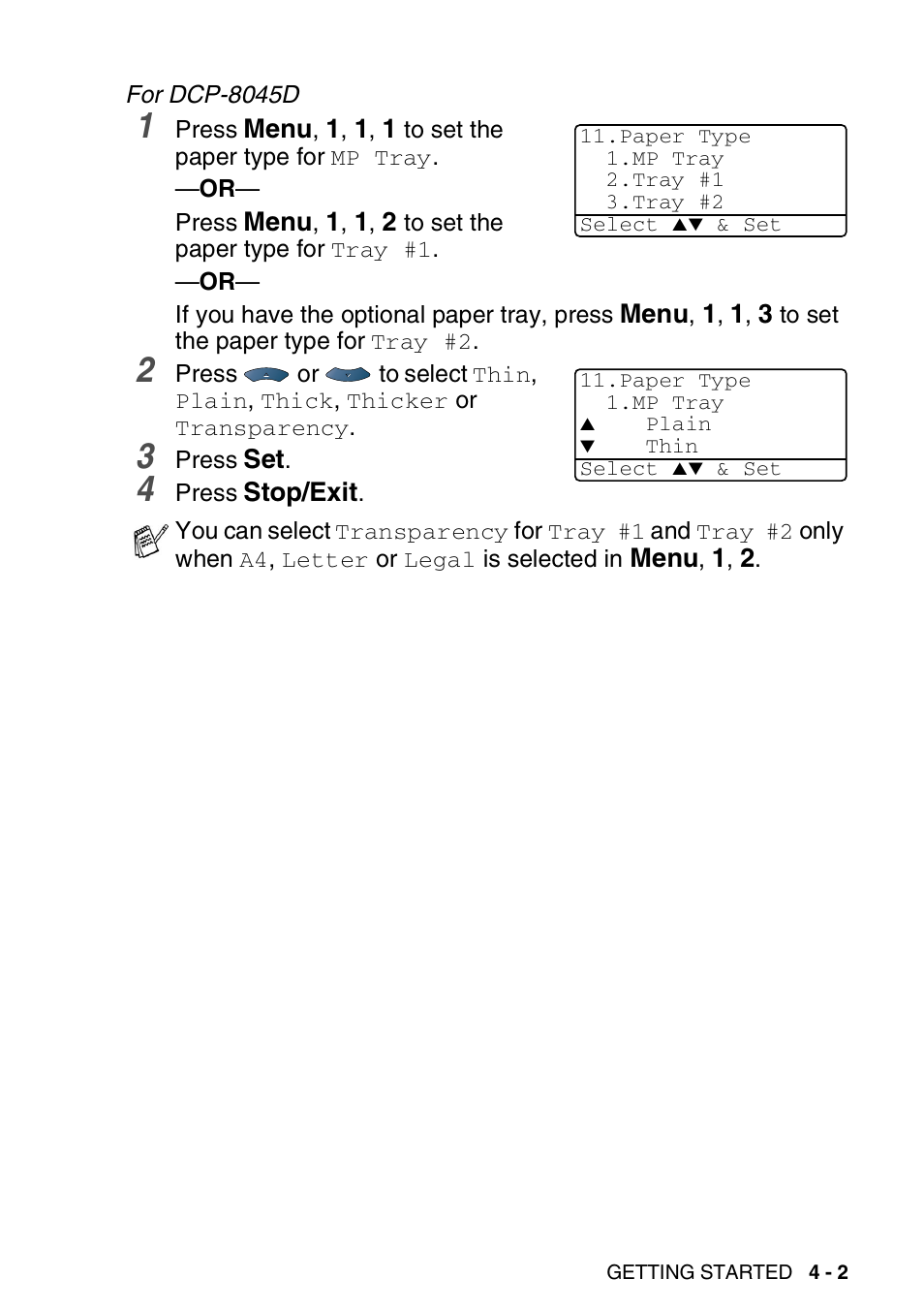 Brother DCP-8045D User Manual | Page 51 / 140