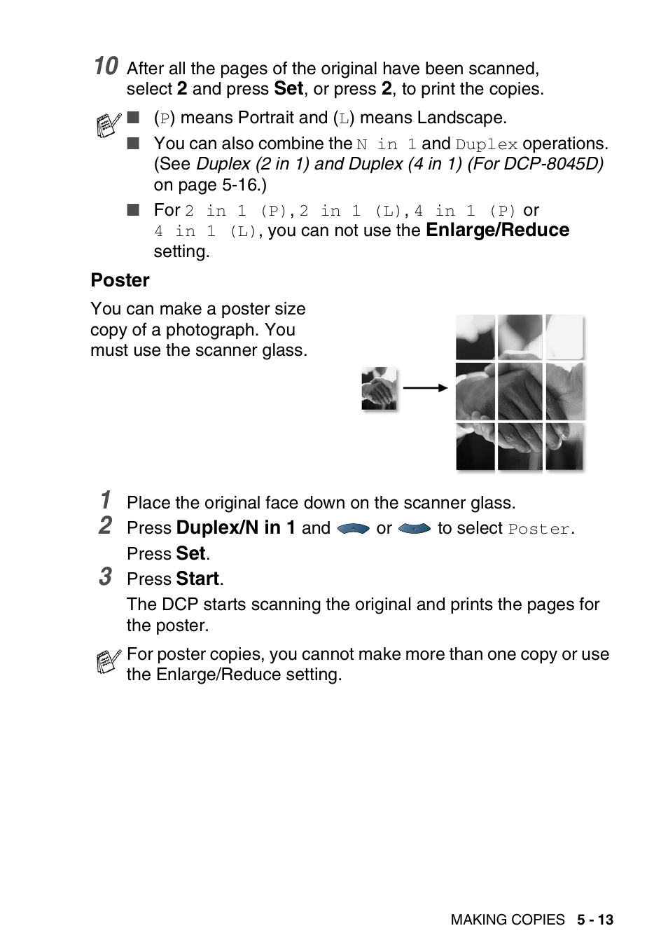 Poster, Poster -13 | Brother DCP-8045D User Manual | Page 69 / 140