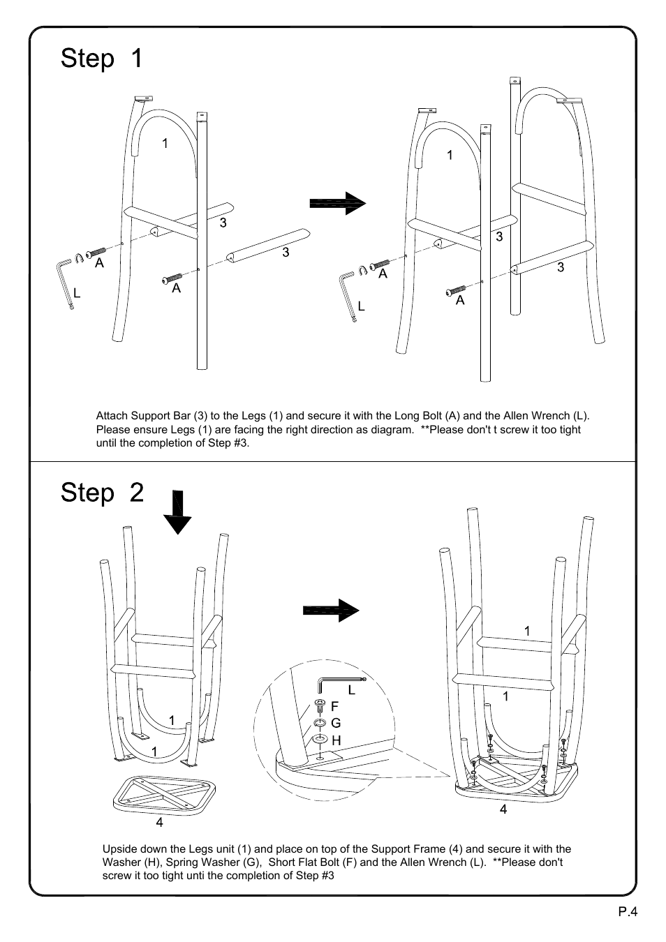 Walker Edison Furniture CWMB2MDX Urban Reclamation Swivel Barstools User Manual | Page 4 / 10