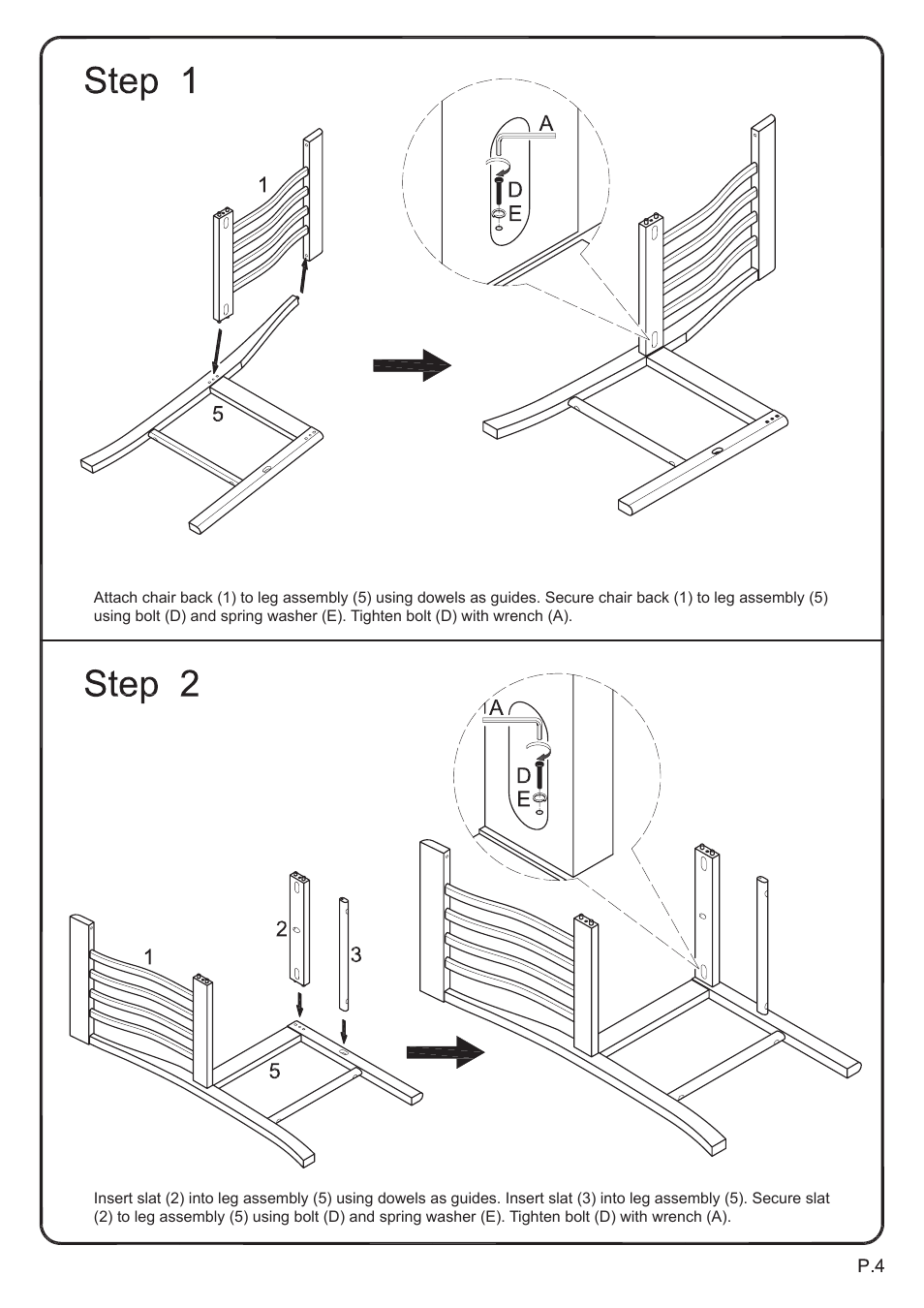 Walker Edison Furniture TW60S Abigail 7-pc Dining Set User Manual | Page 15 / 17