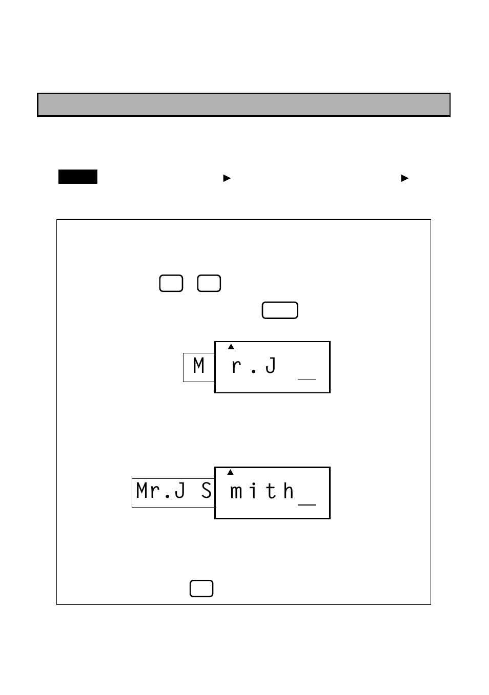 Space key, R. j m, Mi t h mr.j s | Brother P-TOUCH PT-1700 User Manual | Page 16 / 82