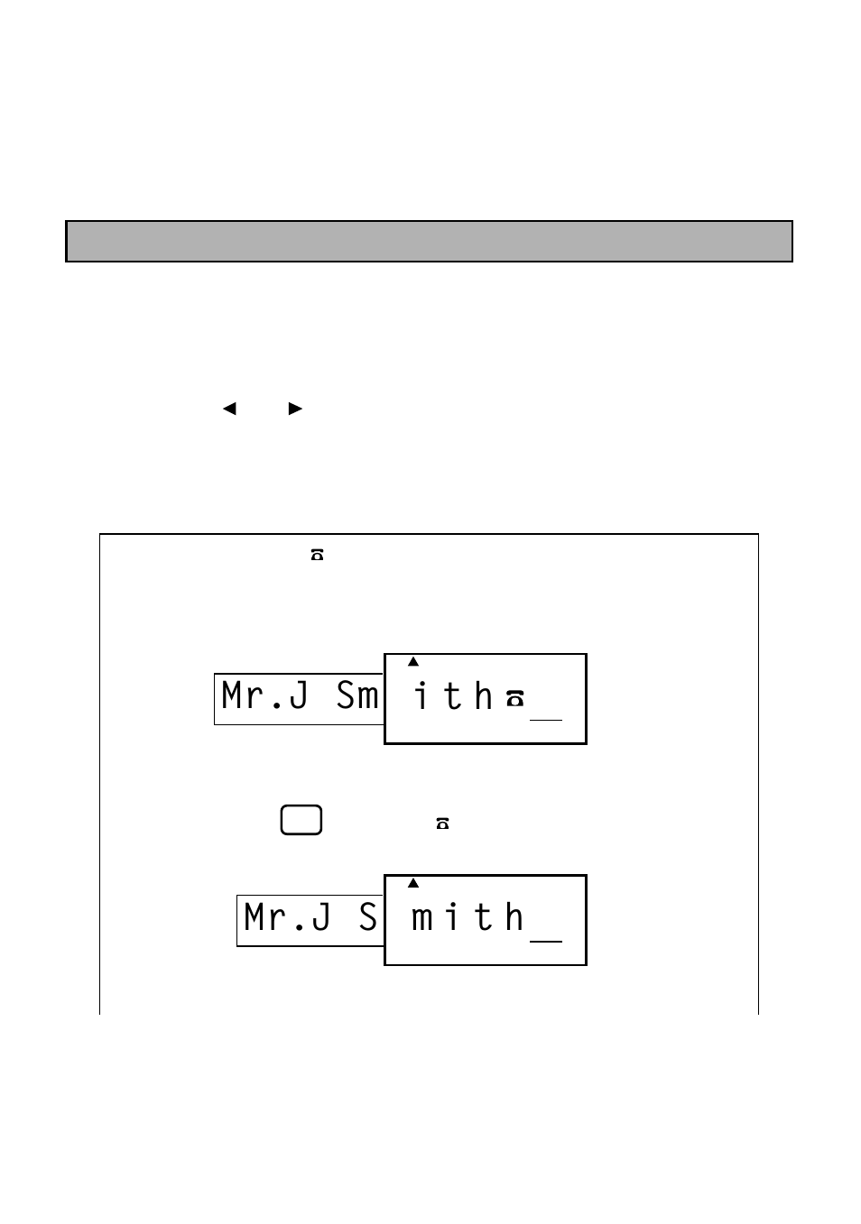 Editing a message, Deleting, It h mr.j sm | Mi t h mr.j s | Brother P-TOUCH PT-1700 User Manual | Page 20 / 82