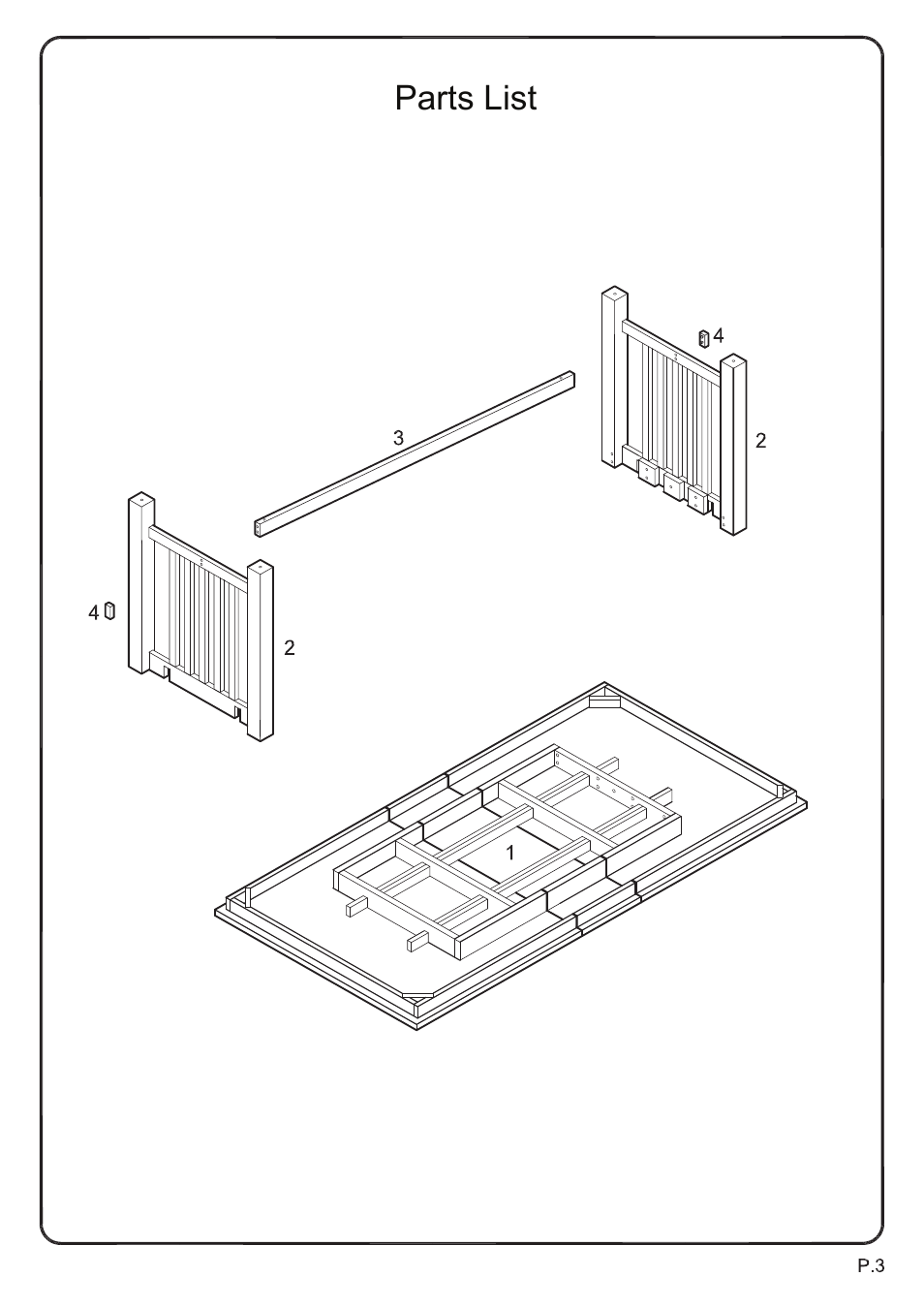 Walker Edison Furniture TW60M table User Manual | Page 3 / 10